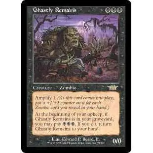 MtG Trading Card Game Legions Rare Ghastly Remains #71