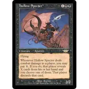 MtG Trading Card Game Legions Rare Hollow Specter #75