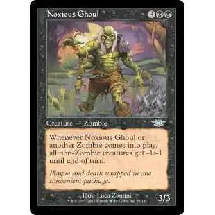 MtG Trading Card Game Legions Uncommon Noxious Ghoul #77