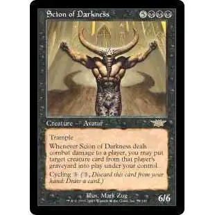 MtG Trading Card Game Legions Rare Scion of Darkness #79 [Lightly Played Foil] [Lightly Played]