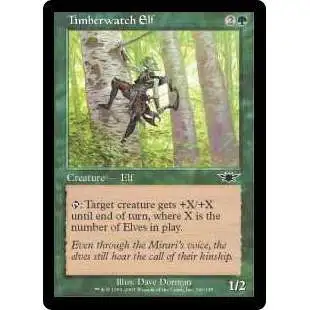 MtG Trading Card Game Legions Common Foil Timberwatch Elf #140