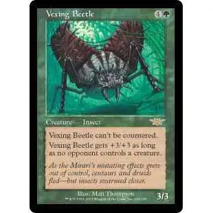 MtG Trading Card Game Legions Rare Vexing Beetle #143