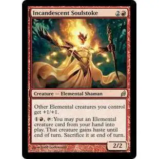 MtG Lorwyn Rare FOIL Incandescent Soulstoke #178