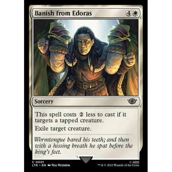 MtG Lord of the Rings Tales of Middle-Earth Common Banish from Edoras #1