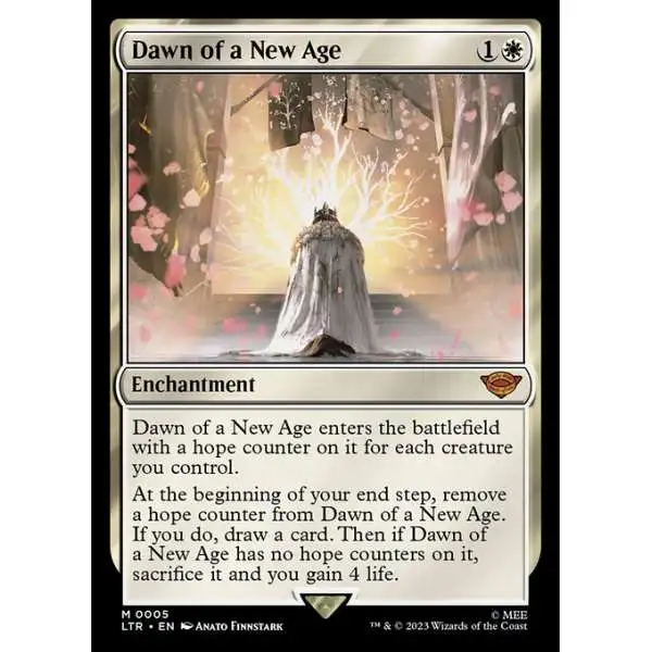 MtG Lord of the Rings Tales of Middle-Earth Mythic Rare Dawn of a New Age #5