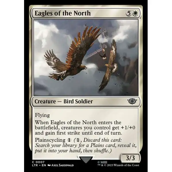 MtG Lord of the Rings Tales of Middle-Earth Common Eagles of the North #7