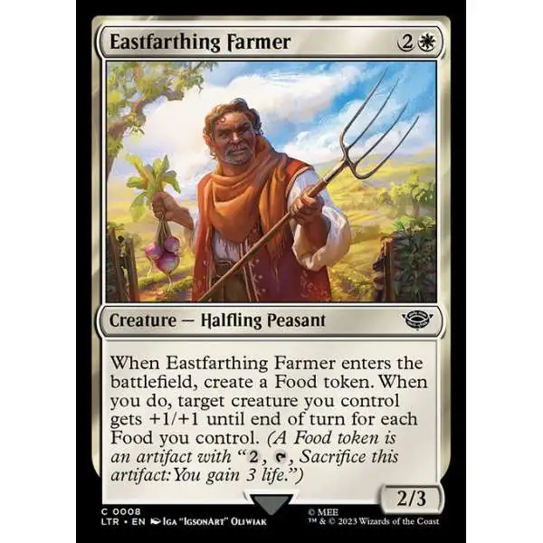 MtG Lord of the Rings Tales of Middle-Earth Common Eastfarthing Farmer #8
