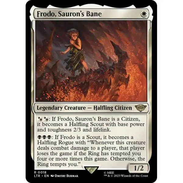 MtG Lord of the Rings Tales of Middle-Earth Rare Frodo, Sauron's Bane #18