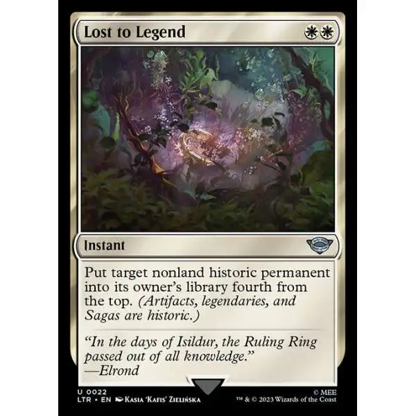 MtG Lord of the Rings Tales of Middle-Earth Uncommon Lost to Legend #22