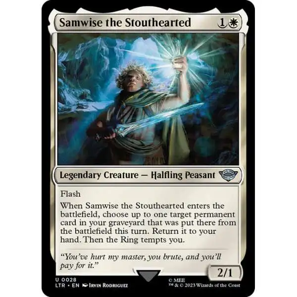 MtG Lord of the Rings Tales of Middle-Earth Uncommon Samwise the Stouthearted #28