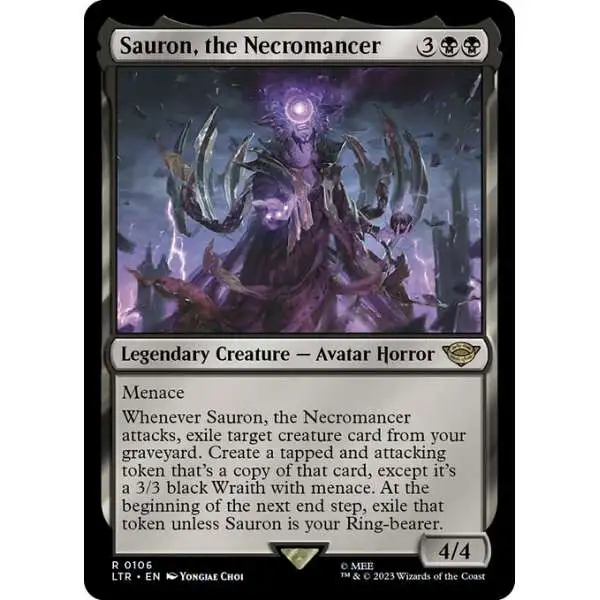 mtg sauron cards Magic The Gathering - The Lord of the Rings Whenever the Ring tempts you lord of the rings mtg