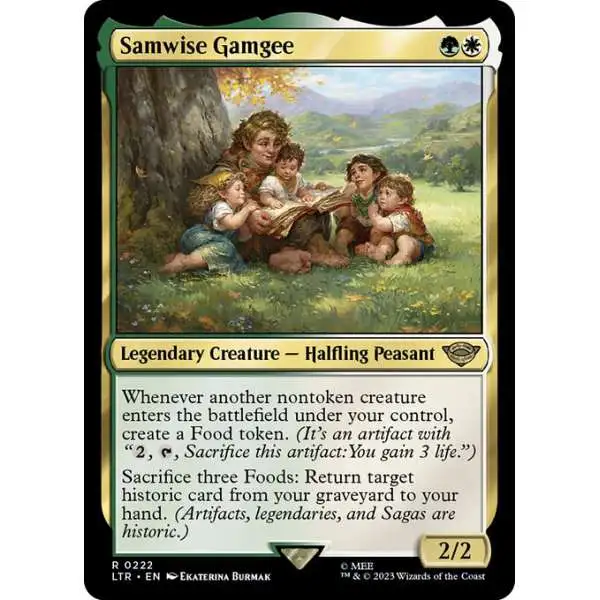 MtG Lord of the Rings Tales of Middle-Earth Rare Samwise Gamgee #222