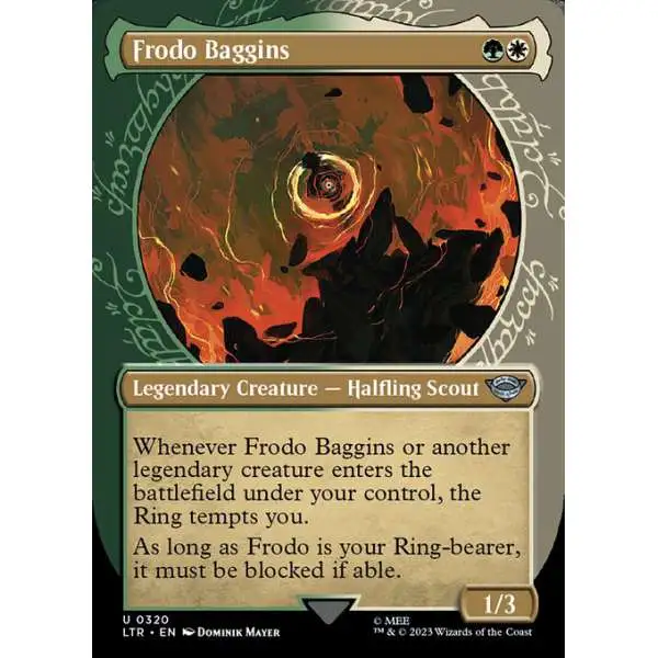 MtG Lord of the Rings Tales of Middle-Earth Uncommon Frodo Baggins #320 [Showcase]