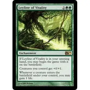 MtG 2011 Core Set Rare Leyline of Vitality #183