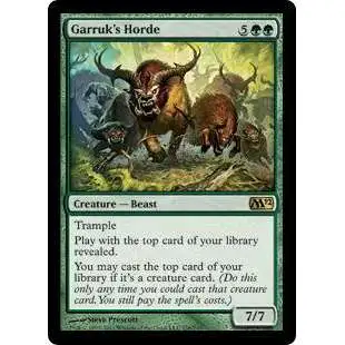 MtG 2012 Core Set Rare Garruk's Horde #176