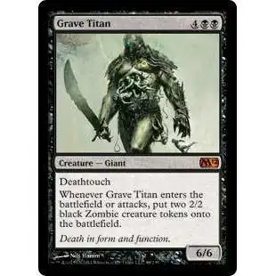MtG 2012 Core Set Mythic Rare Grave Titan #98
