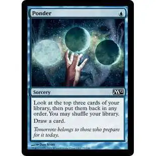MtG 2012 Core Set Common Foil Ponder #73