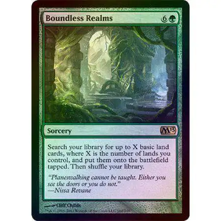 MtG 2013 Core Set Rare Foil Boundless Realms #162