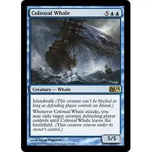 MtG 2014 Core Set Rare Colossal Whale #48