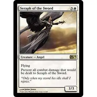 MtG 2014 Core Set Rare Seraph of the Sword #31