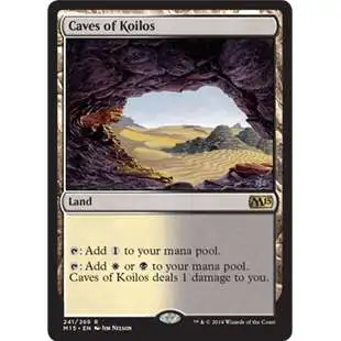 MtG Trading Card Game 2015 Core Set Rare Caves of Koilos #241