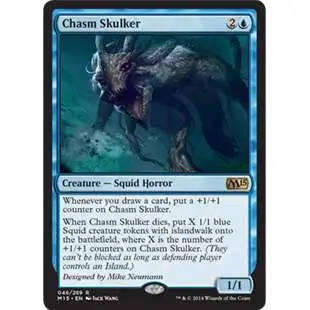 MtG Trading Card Game 2015 Core Set Rare Chasm Skulker #46