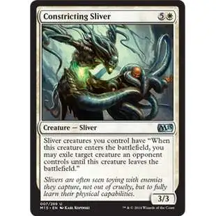 MtG Trading Card Game 2015 Core Set Uncommon Constricting Sliver #7