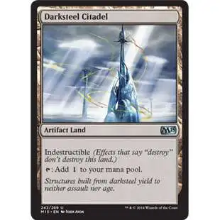MtG Trading Card Game 2015 Core Set Uncommon Darksteel Citadel #242