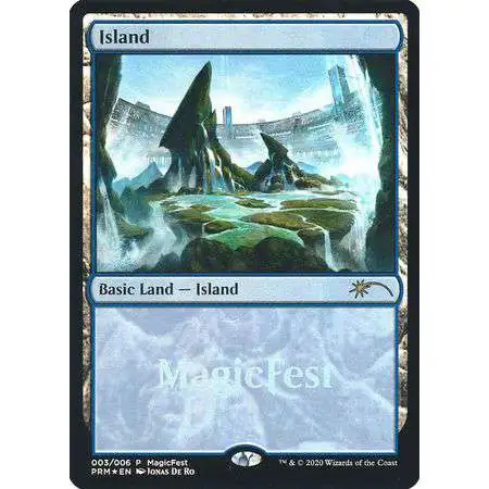 MtG Promo Cards Promo Island [MagicFest 2020 Promo, Foil]