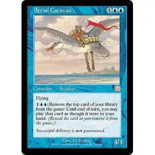 MtG Trading Card Game Mercadian Masques Rare Aerial Caravan #58