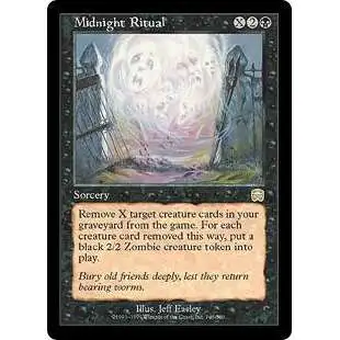 MtG Trading Card Game Mercadian Masques Rare Midnight Ritual #146