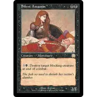 MtG Trading Card Game Mercadian Masques Rare Silent Assassin #160