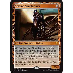 MtG Masterpiece Solemn Simulacrum #25 [FOIL - Kaladesh Invention]