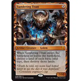 MtG Masterpiece Sundering Titan #49 [Kaladesh Invention]