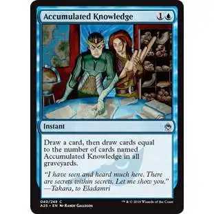 MtG Trading Card Game Masters 25 Common Accumulated Knowledge #40