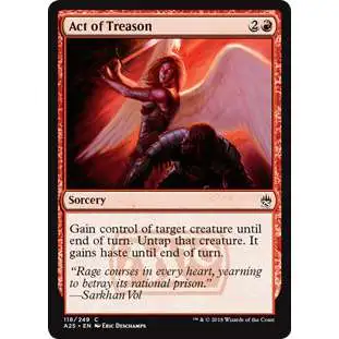 MtG Trading Card Game Masters 25 Common Act of Treason #118