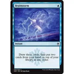 MtG Trading Card Game Masters 25 Common Brainstorm #46