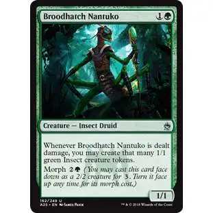 MtG Trading Card Game Masters 25 Uncommon Broodhatch Nantuko #162