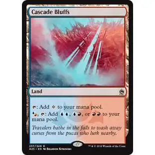 MtG Trading Card Game Masters 25 Rare Foil Cascade Bluffs #237
