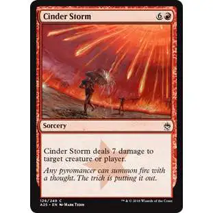 MtG Trading Card Game Masters 25 Common Cinder Storm #126