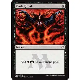 MtG Trading Card Game Masters 25 Common FOIL Dark Ritual #82