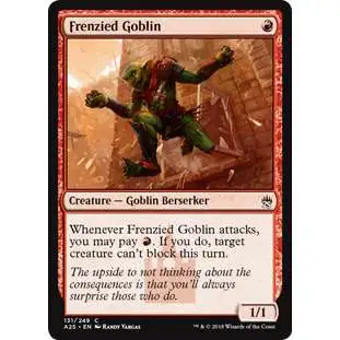 MtG Trading Card Game Masters 25 Common Frenzied Goblin #131
