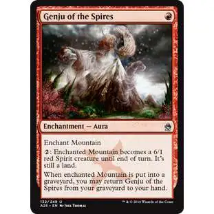 MtG Trading Card Game Masters 25 Uncommon Genju of the Spires #132