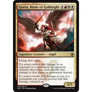 MtG Trading Card Game Masters 25 Mythic Rare Foil Gisela, Blade of Goldnight #204