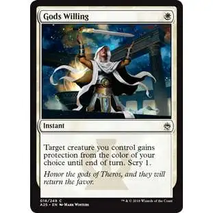 MtG Trading Card Game Masters 25 Common Gods Willing #16