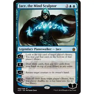 MtG Trading Card Game Masters 25 Mythic Rare Jace, the Mind Sculptor #62