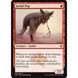 MtG Trading Card Game Masters 25 Common Jackal Pup #139