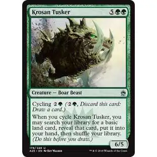 MtG Trading Card Game Masters 25 Uncommon Krosan Tusker #178