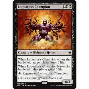 MtG Trading Card Game Masters 25 Rare Laquatus's Champion #95