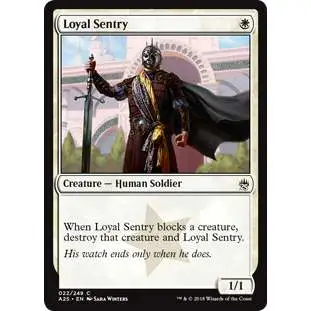 MtG Trading Card Game Masters 25 Common Loyal Sentry #22